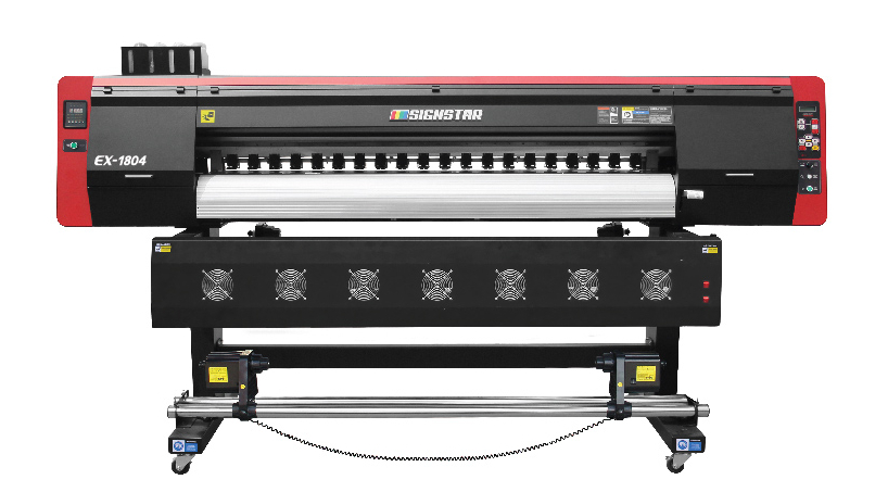 Принтер широкоформатный VOLK EX 1804 (3200 x 1) 1,8 м, экосольвентный, сублимационный, интерьерный