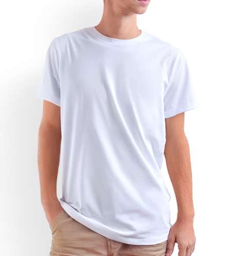 Футболка классическая белая унисекс 100% хлопок, 160 г/м2, размер 56 (4XL)