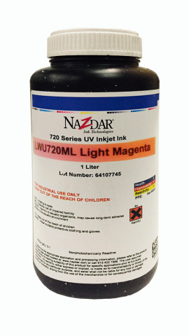 УФ чернила Nazdar 720 Light Magenta, 1 л