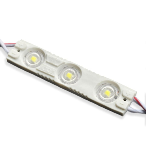 Светодиодный модуль ST 3x2835 W Lens 105Lm/1,5W/160 град/6500K/IP67