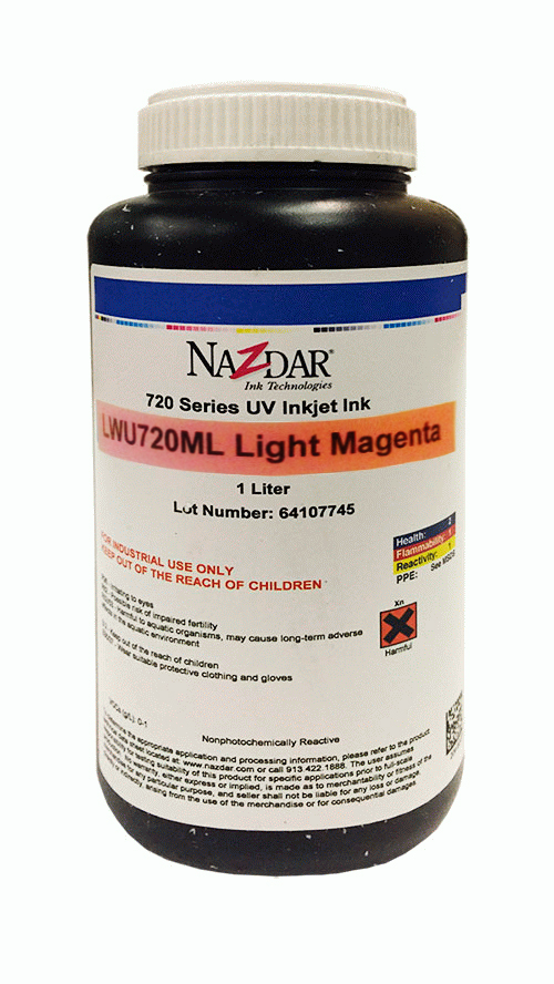 УФ чернила Nazdar 720 Light Magenta, 1 л