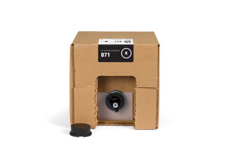 Латексные чернила HP 871 Черный, в картриджах, 3 л