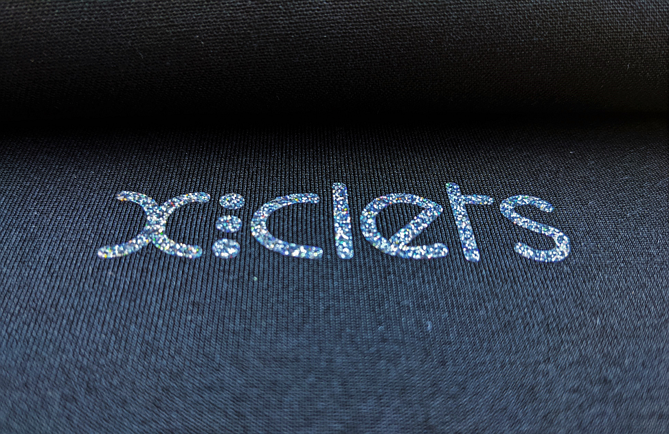 Термопленка серии Глиттер 6099 переливающаяся многоцветная, блестящая с блёстками, 0,50 x 25 м