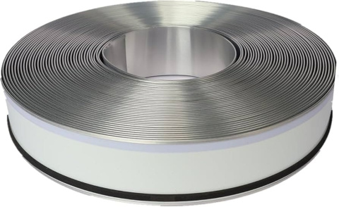 Алюминиевый профиль для бортогибов Prento Letter белый RAL 9016, сплав 6063, 0.6мм, 40мм x 100м  