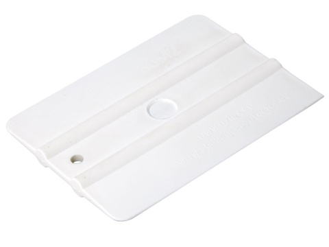 Ракель простой серия WRAP 100РР белый, жесткий, 100 x 75 мм